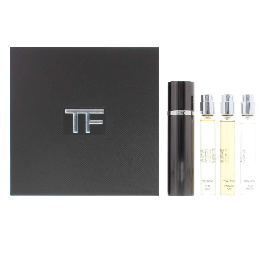 Tom Ford Private Blend Oud Wood Collection Travel Gift Set 10ml Oud Wood  Eau du Parfum EDP + 10ml Oud Fleur Eau du Parfum EDP + 10ml Tobacco Oud Eau  du Parfum