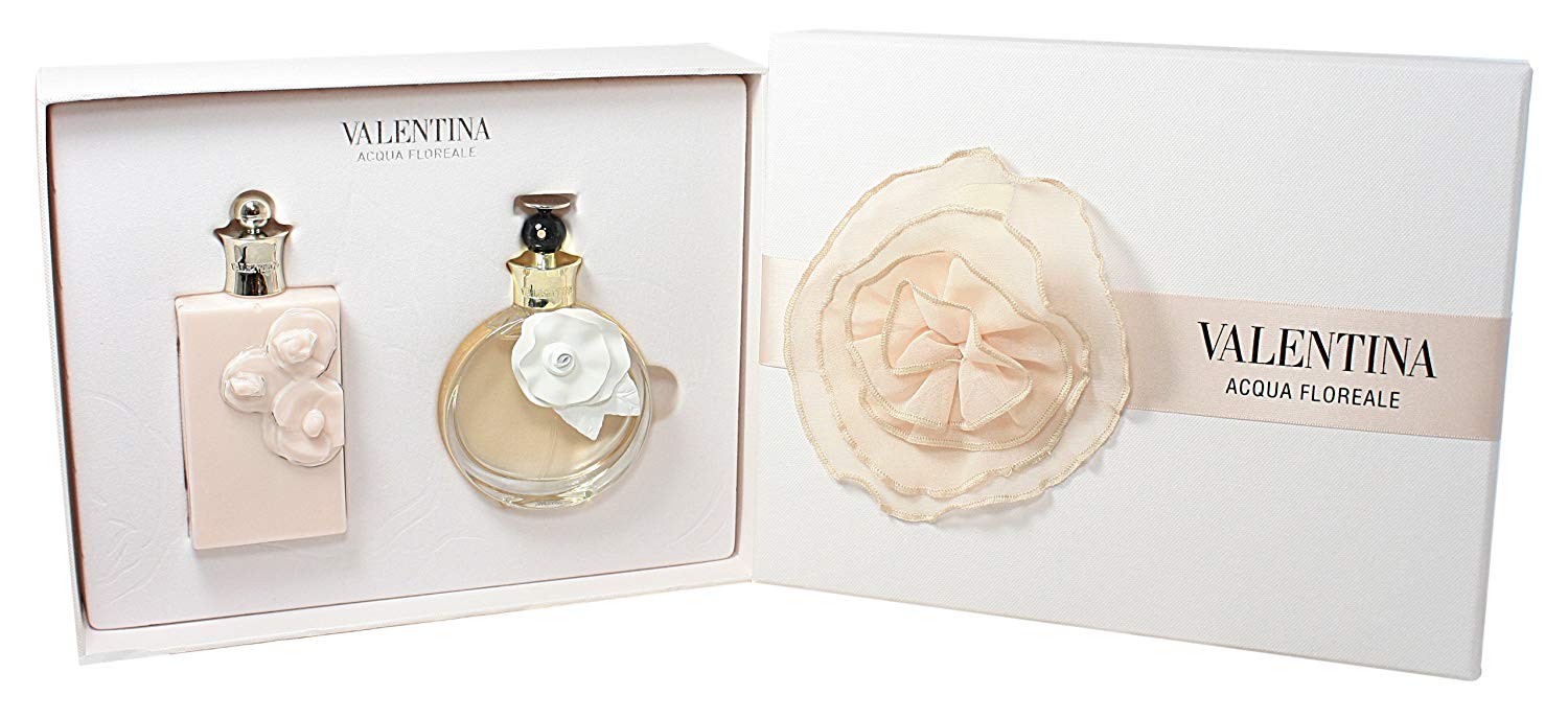 Valentino Acqua Gift Set 50ml de toilette EDT + 100ml Body Lotion | Perfumes of