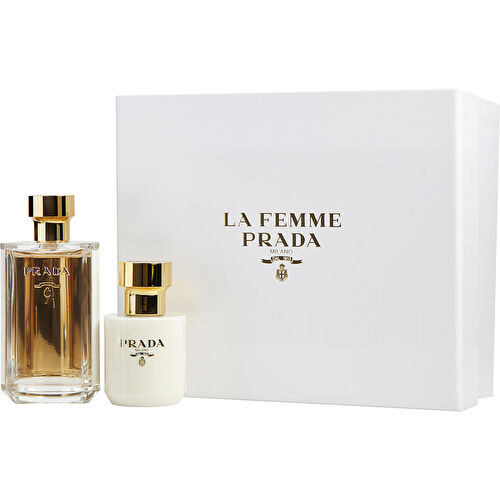 Prada La Femme Prada 100ml EDP Spray / 100ml Body Lotion | Perfumes of  London